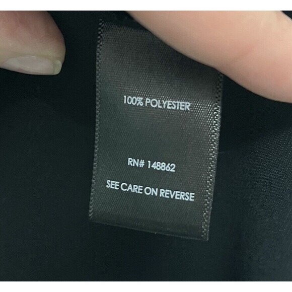 Torrid Black Harper Studio Crepe de Chine Flutter Short Sleeve Plus Size 4X 26 - Picture 8 of 9